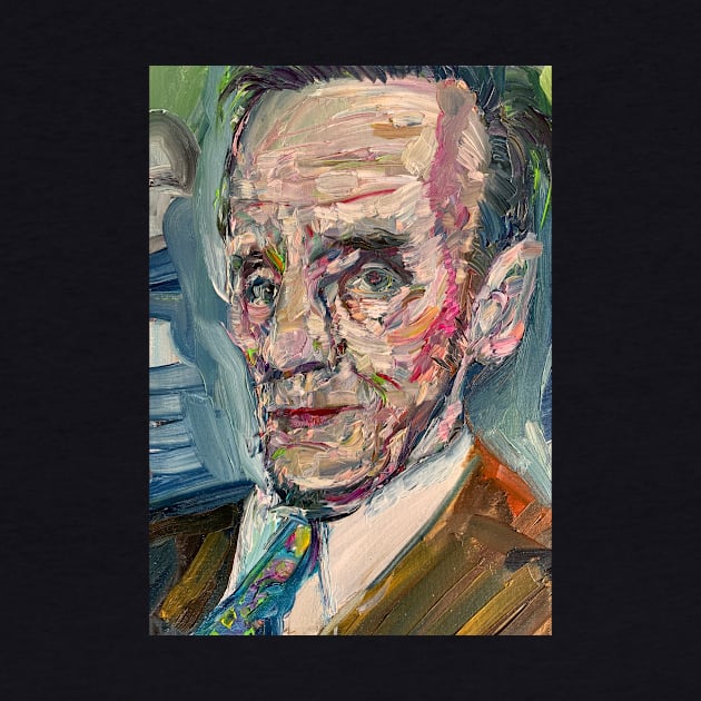 WILLIAM BURROUGHS oil portrait by lautir